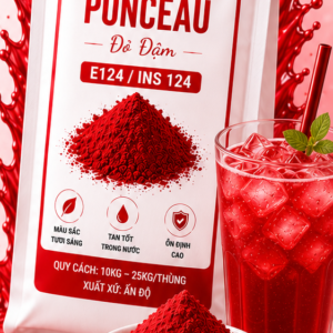 PONCEAU – Màu Đỏ Đậm