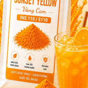SUNSET YELLOW – Màu Vàng Cam